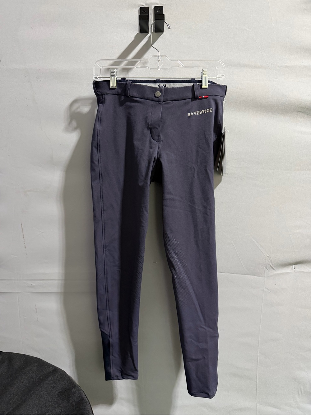 B Vertigo Women's Navy Performance Riding breeches - knee patch nwt